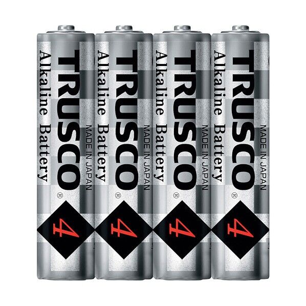 トラスコ(TRUSCO) TRUSCOアルカリ乾電池単4(4本入) 45 x 43 x 11 mm TLR03G-P4S