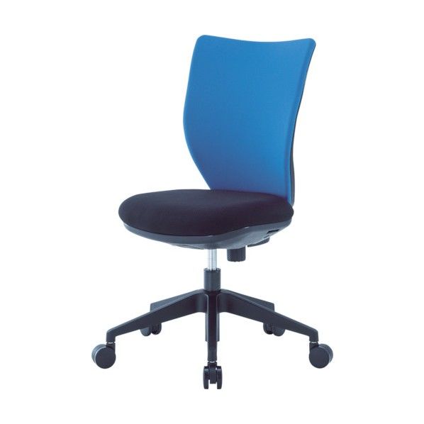 アイリスチトセ 回転椅子3DAブルー肘なし 580 x 770 x 600 mm 3DA-45M0-BL