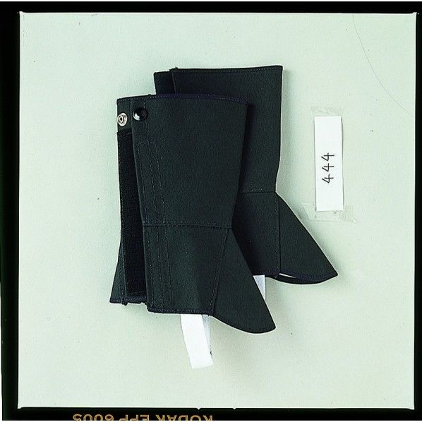 おたふく手袋 帆布キャハン黒(ホック式)(マジック式) サイズ:フリー #444 1双.