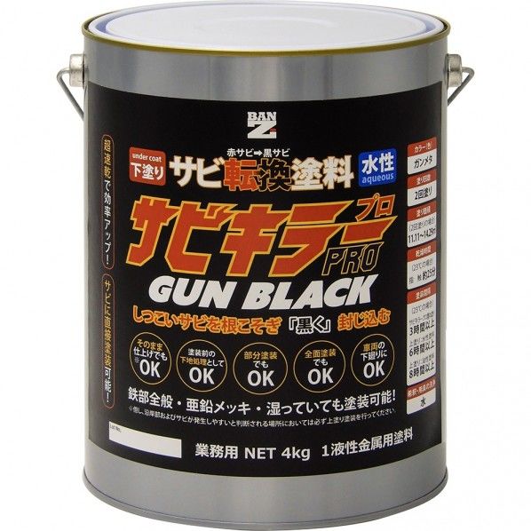 BAN-ZI サビキラープロガンブラック 1缶