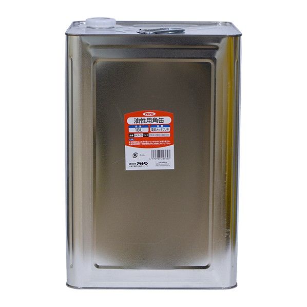 アサヒペン 油性用角缶１８Ｌ 238 x 238 x 349 mm KKP-18 1点