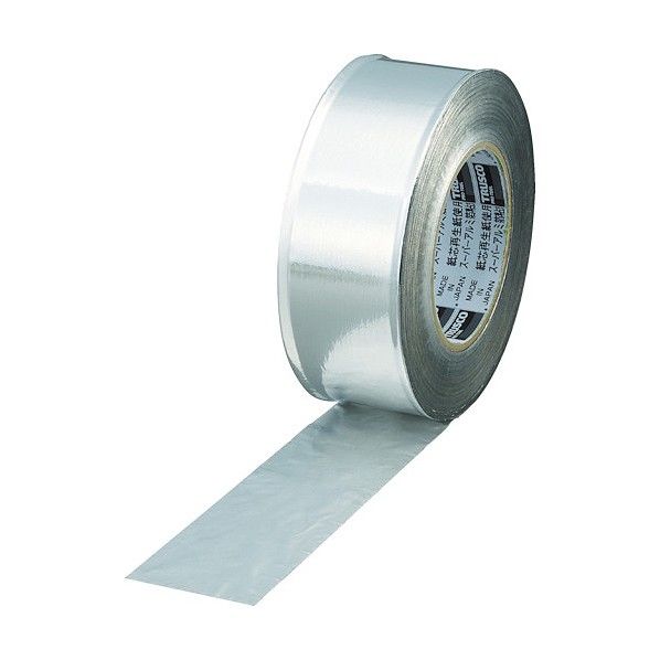 トラスコ(TRUSCO) スーパーアルミ箔粘着テープツヤあり幅50mmX長さ50m 167 x 153 x 54 mm TRAT50-1.