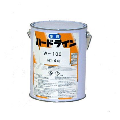 アトミクス 水性ハードライン路面標示用塗料 白 4kg W-100.