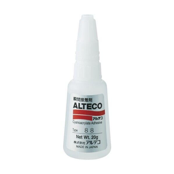 アルテコ アルテコ　工業用　瞬間接着剤　88　20g　(難接着樹脂用) 29 x 29 x 87 mm 接着剤・補修剤