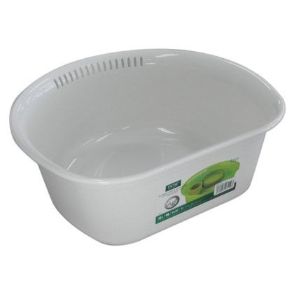 アスベル 洗い桶 (D型) ポゼ ホワイト