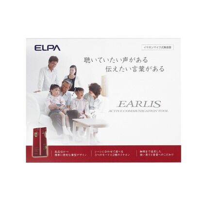 エルパ(ELPA) 高性能集音器 イヤリス EARLIS ワインレッド AS-P001(WR)