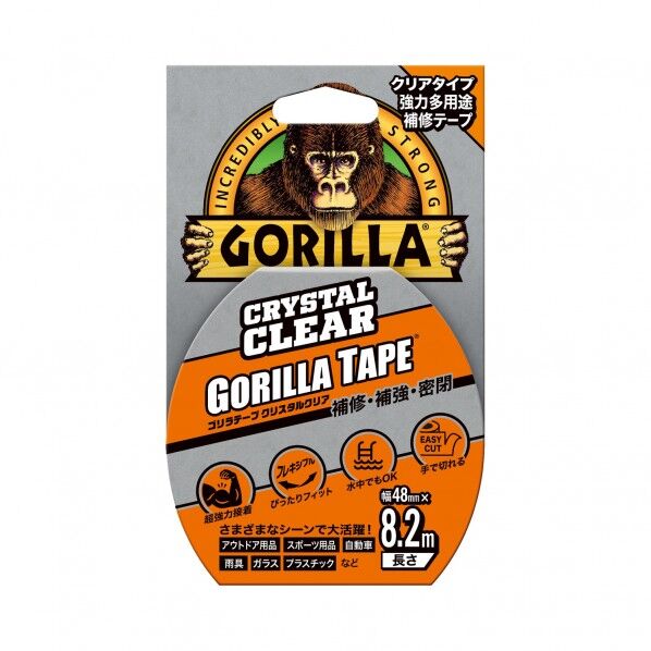 ゴリラ(Gorilla) ゴリラテープ クリスタルクリア 48mm×8.2m 1778 1個.