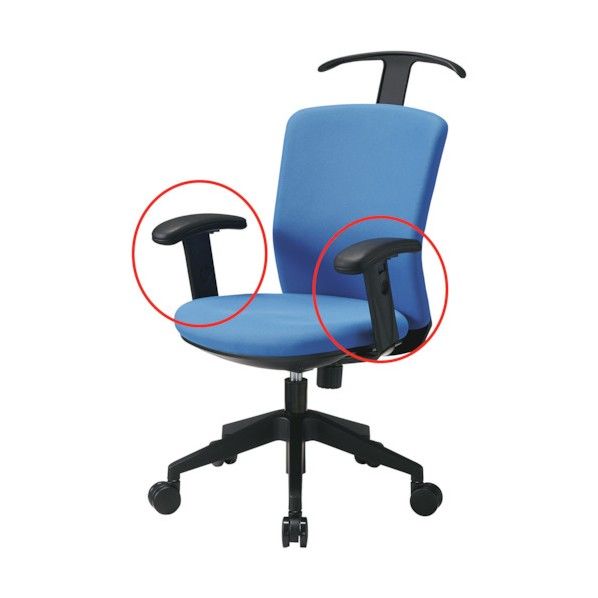 アイリスチトセ アイリスチトセ　回転椅子　HG1000専用可動肘 265 x 300 x 200 mm HG1000-ATD 1個