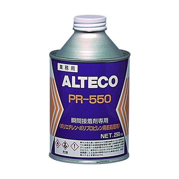 アルテコ アルテコ　瞬間接着剤用前処理剤　PR550　250ml 68 x 68 x 120 mm PR550-250ML 接着剤・補修剤