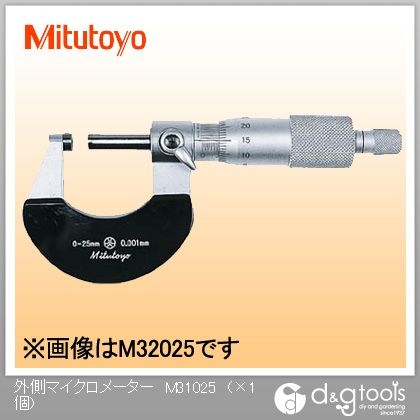 ミツトヨ 標準外側マイクロメーター(102-301) M310-25