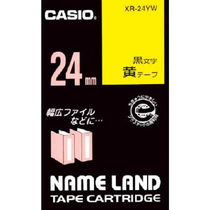 カシオ ネームランド用テープカートリッジ粘着タイプ24mm 114 x 54 x 34 mm XR24YW