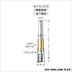 大日商 ガイドべアリング付ストレートビット 全長55mm GS10 1本.