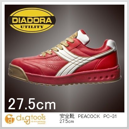 ディアドラ PEACOCK(ピーコック)RED+WHT 27.5cm 27.5cm PC-31