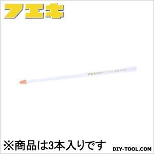 フエキ/不易糊 建築用ソフトカラー鉛筆(3本入) 白 SC10-3W 3本