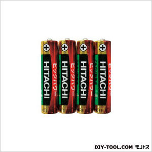 日立 アルカリ乾電池単4・4個 LR03EXS 4P 4本