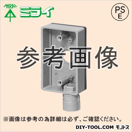 未来工業 外かべボックス〈コネクタ付〉(ケーブル配線用防雨型露出スイッチボックス) SBR-B16FT
