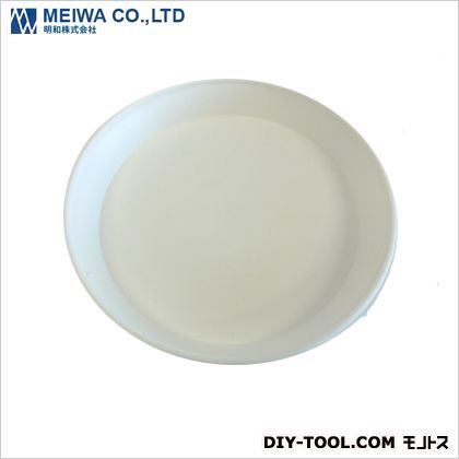 明和 セラアート受皿植木鉢皿(プラスチック樹脂製) 白 Sサイズ