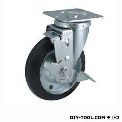 ナンシン 定番中軽量キャスターゴム車輪 高さ:190mm STC150CBCS-2(C150-150×40).