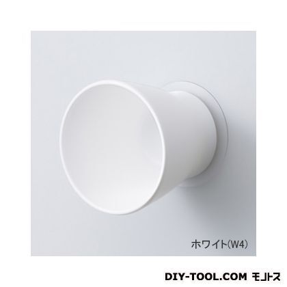 三栄水栓 エーキューブbasupo(バスルームグッズ)はみがきコップ ホワイト W7.7×D6.8×H7.7cm PW6812-W4