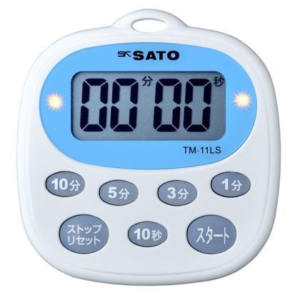 SATO キッチンタイマー ホワイト 77×81×16 TM-11LS