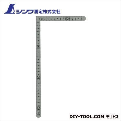 シンワ測定 シンワ曲尺小型平ステン30cm×15cm表裏同目 1.1×163×330mm 12325.