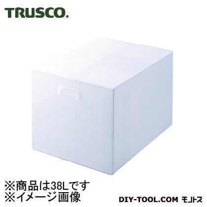 トラスコ(TRUSCO) ダンボールプラスチックケースセット38L透明 TM 840