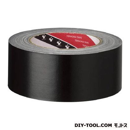 TERAOKA カラーオリーブテープ 50mm×25m 黒 No.145 1巻.